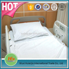 En gros 100% coton plaine blanc lit d&#39;hôpital dessiner draps feuille linge de lit